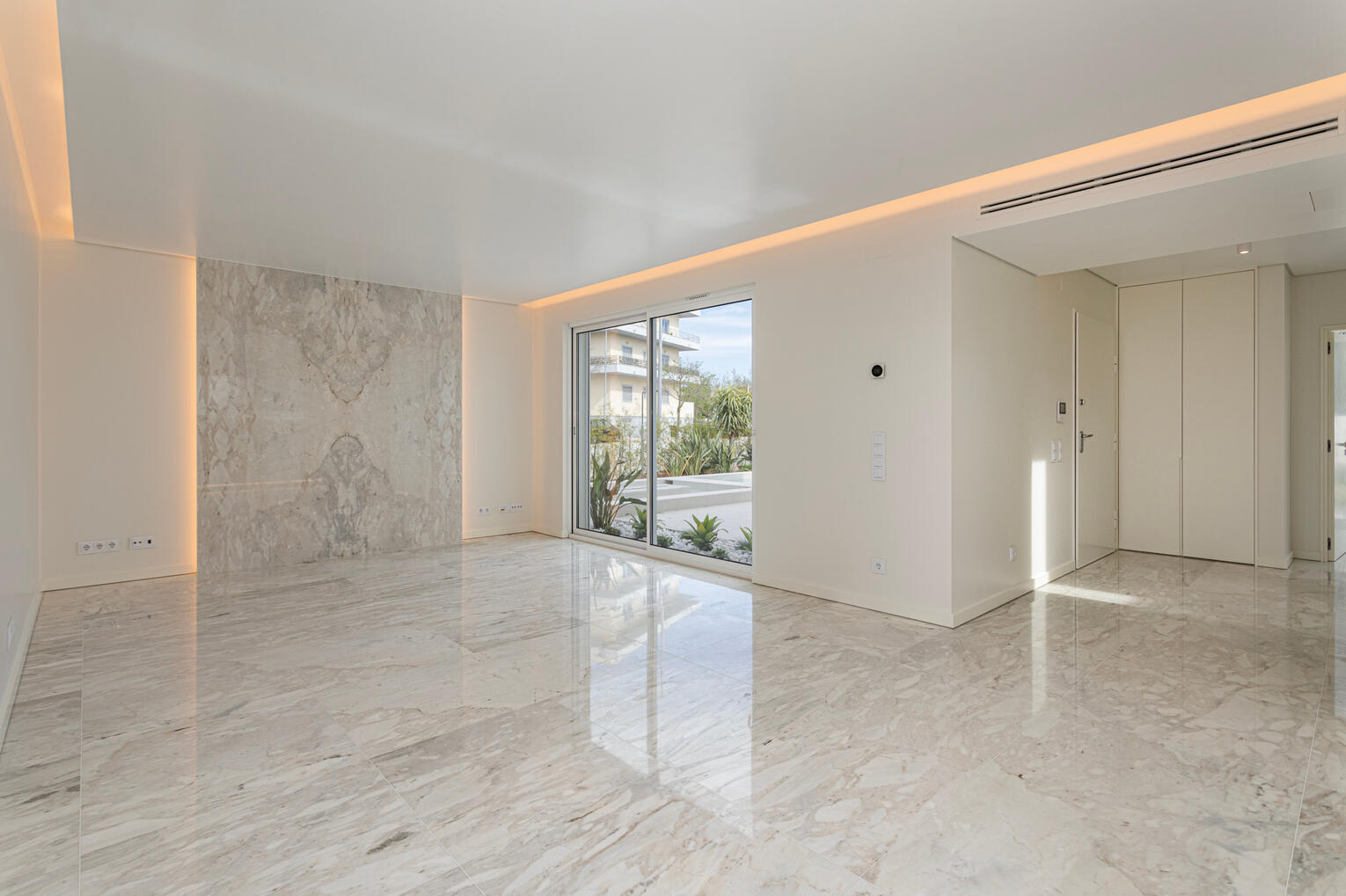 Living room, garden access